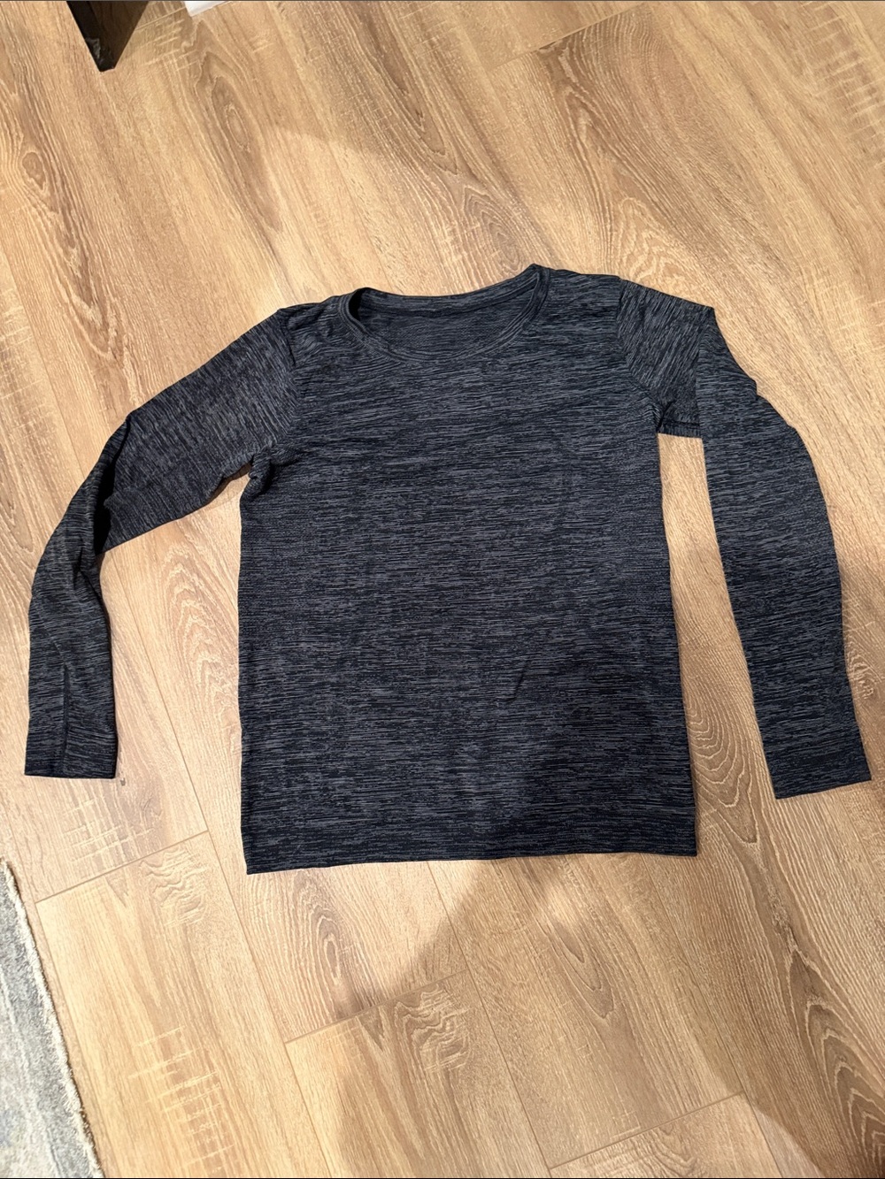 Lululemon swiftly relaxed Long-Sleeve - Charcoal Heather